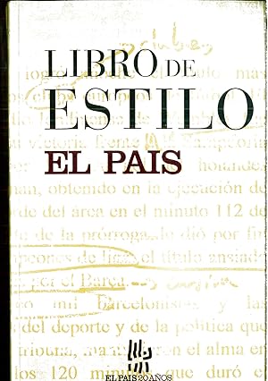 Imagen del vendedor de El pais, libro de estilo (13 edic.) a la venta por Papel y Letras