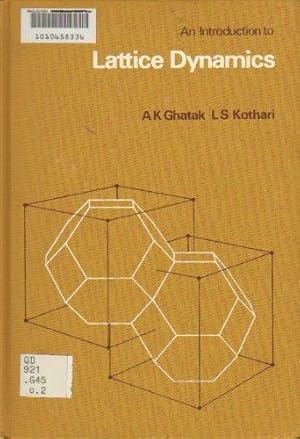 Seller image for Introduction to Lattice Dynamics for sale by Die Buchgeister