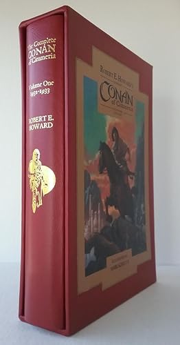 Imagen del vendedor de Conan of Cimmeria Volume One (1932-1933) by Robert E. Howard, Leather Signed a la venta por Heartwood Books and Art