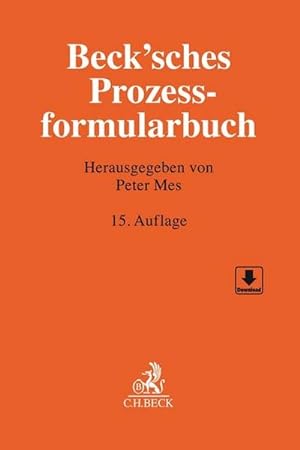Bild des Verkufers fr Beck'sches Prozessformularbuch zum Verkauf von AHA-BUCH GmbH