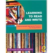 Imagen del vendedor de Learning to Read and Write : Developmentally Appropriate Practices for Young Children a la venta por eCampus