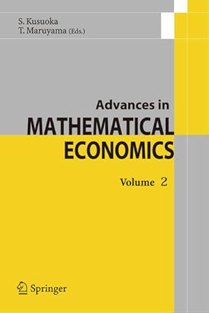 Seller image for Advances in Mathematical Economics. Vol. 2. for sale by Antiquariat Thomas Haker GmbH & Co. KG