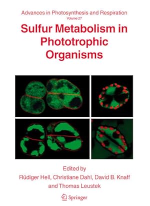 Sulfur Metabolism in Phototrophic Organisms. (=Advances in Photosynthesis and Respiration; Vol. 27).