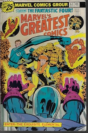 Seller image for MARVEL'S GREATEST COMICS: May #63 (Fantastic Four) for sale by Books from the Crypt