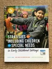 Image du vendeur pour Strategies for Including Children with Special Needs in Early Childhood Settings mis en vente par brandnewtexts4sale