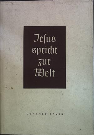 Seller image for Jesu spricht zur Welt for sale by books4less (Versandantiquariat Petra Gros GmbH & Co. KG)