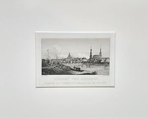 Ansicht von Dresden. - (Stich / 19. Jahrhundert)