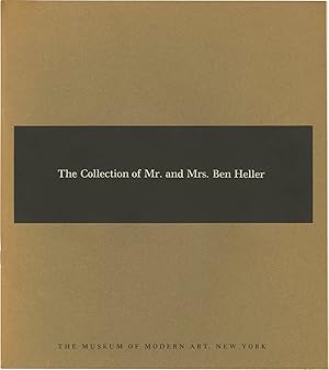 The Collection of Mr. and Mrs. Ben Heller (First Edition)