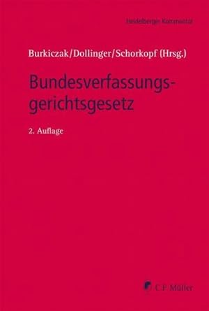 Seller image for Bundesverfassungsgerichtsgesetz for sale by BuchWeltWeit Ludwig Meier e.K.
