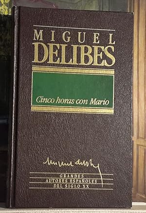 Immagine del venditore per Cinco horas con Mario venduto da MONKEY LIBROS