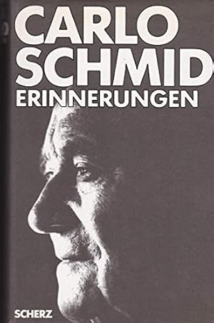 Bild des Verkufers fr Carlo Schmid: Gesammelte Werke in Einzelausgaben, Bd. 3: Erinnerungen zum Verkauf von Gabis Bcherlager