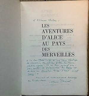 Seller image for Alice au pays des merveilles for sale by Le Songe de Polia