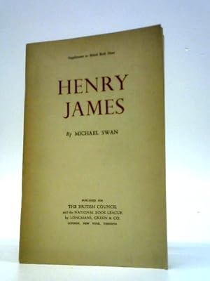 Bild des Verkufers fr Henry James zum Verkauf von World of Rare Books