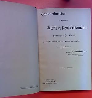 Seller image for Concordantiae librorum Veteris et Novi Testamenti Domini Jesu Christi. for sale by biblion2