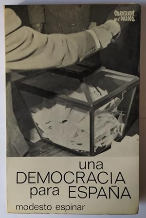Seller image for Una democracia para Espaa. for sale by La Leona LibreRa