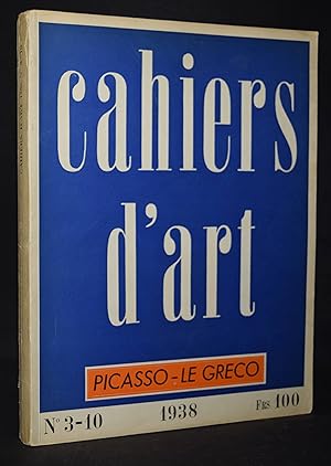 Seller image for Tableaux magiques de Picasso. Cahiers d' Art. VIIIe. anne, No. 3-10, 1938. for sale by Antiquariat Haufe & Lutz