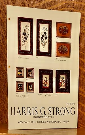 HARRIS G. STRONG INCORPORATED 465 EAST 147TH STREET BRONX, N.Y. 10455 , N.Y. CATALOG 'FOLIO No. 1...