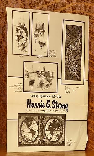 HARRIS G. STRONG 465 EAST 147TH STREET NEW YORK 55, N.Y. CATALOG SUPPLEMENT 'FOLIO No. 263' 1963