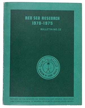 Red Sea research 1970-1975. Mineral resources bulletin 22.Jeddah, Directorate General of Mineral ...