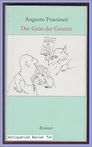 Seller image for Der Geist der Gesetze. for sale by Antiquariat Basler Tor