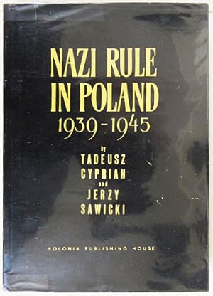 Imagen del vendedor de Nazi Rule in Poland 1939 - 1945. a la venta por Entelechy Books