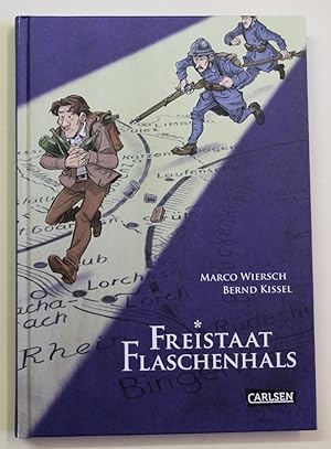 Image du vendeur pour Freistaat Flaschenhals. *Signierte Ausgabe mit kleiner Zeichnung von Bernd Kissel. mis en vente par Antiquariat Martin Barbian & Grund GbR