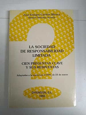 Bild des Verkufers fr La Sociedad de Responsabilidad Limitada zum Verkauf von Libros Ambig