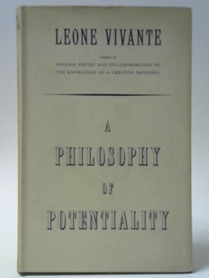 Seller image for A Philosophy of Potentiality for sale by World of Rare Books