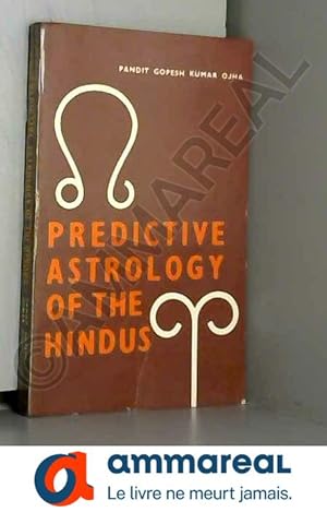 Imagen del vendedor de Predictive Astrology of the Hindus a la venta por Ammareal