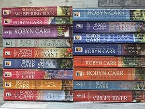 Seller image for Robyn Carr (Set of 8) Virgin River; Christmas; Temptation; . Moonlight; Promise; Redwood for sale by Archives Books inc.