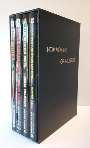 Bild des Verkufers fr Dark Regions Presents: New Voices of Horror (Boxed Set) 4 Volumes Signed zum Verkauf von Heartwood Books and Art