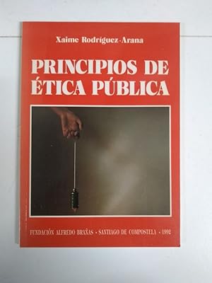 Imagen del vendedor de Principios de tica Pblica a la venta por Libros Ambig