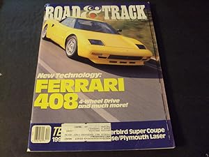 Road and Track Dec 1988 Ferrari 408 4-Wheel Drive, Firebird Super Coupe