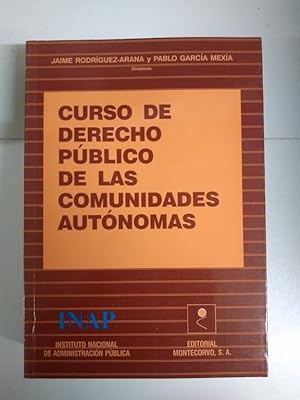 Image du vendeur pour Curso de Derecho Pblico de las Comunidades Autnomas mis en vente par Libros Ambig