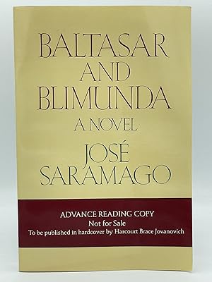 Imagen del vendedor de Baltasar and Blimunda [UNCORRECTED PROOF] a la venta por Uncharted Books