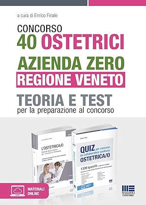 Bild des Verkufers fr Concorso 40 ostetrici Azienda Zero Regione Veneto. Kit. Con espansione online zum Verkauf von Libro Co. Italia Srl