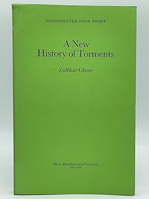 Seller image for A New History of Torments [UNCORRECTED PROOF] for sale by Uncharted Books