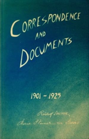 CORRESPONDENCE AND DOCUMENTS 1901 - 1925