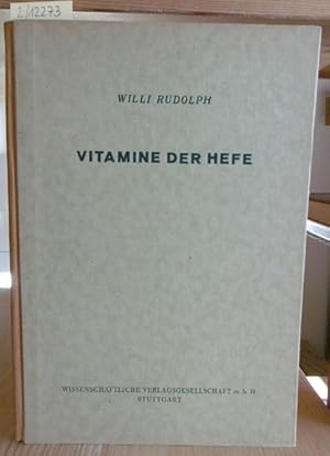 Bild des Verkufers fr Die Vitamine der Hefe. 3.,erw.Aufl., zum Verkauf von Versandantiquariat Trffelschwein