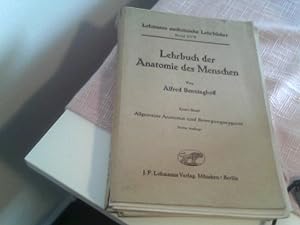 LEHRBUCH DER ANATOMIE " Erster Band " 1. Band : Allgemeine Anatomie und Bewegungsapparat 2. Band ...