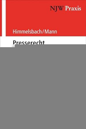 Seller image for Presserecht for sale by Rheinberg-Buch Andreas Meier eK
