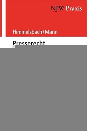 Seller image for Presserecht for sale by AHA-BUCH GmbH
