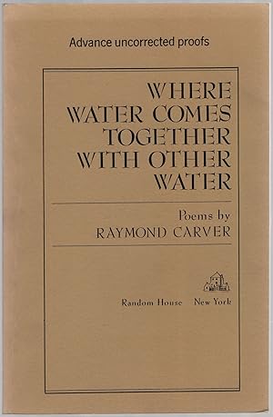 Imagen del vendedor de Where Water Comes Together with Other Water a la venta por Between the Covers-Rare Books, Inc. ABAA