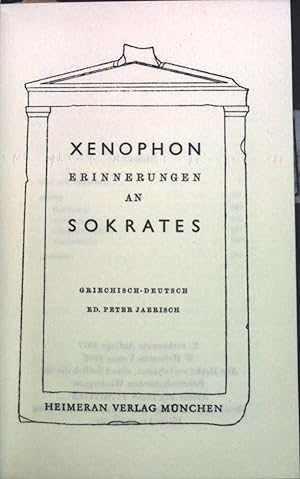 Bild des Verkufers fr Xenophon: Erinnerungen an Sokrates. zum Verkauf von books4less (Versandantiquariat Petra Gros GmbH & Co. KG)