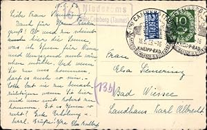 Ansichtskarte / Postkarte Landpoststempel Niederems über Camberg Taunus, 16