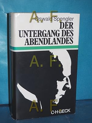 Bild des Verkufers fr Der Untergang des Abendlandes : Umrisse e. Morphologie d. Weltgeschichte [ungekrzte Sonderausg. in e. Bd.]. Beck'sche Sonderausgaben zum Verkauf von Antiquarische Fundgrube e.U.