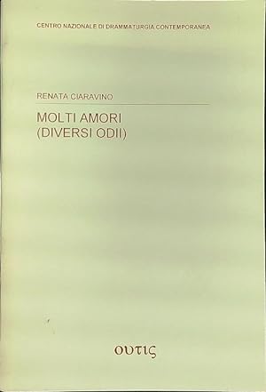 Bild des Verkufers fr Molti amori (diversi odii) zum Verkauf von Librodifaccia