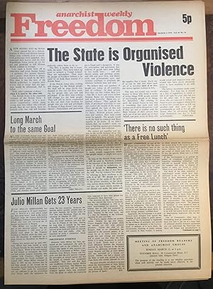 Anarchist weekly Freedom. March 4 1972. Vol. 33 No 10