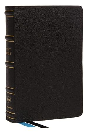 Seller image for NKJV, Compact Bible, Maclaren Series, Genuine Leather, Black, Comfort Print: Holy Bible, New King James Version by Thomas Nelson [Leather Bound ] for sale by booksXpress