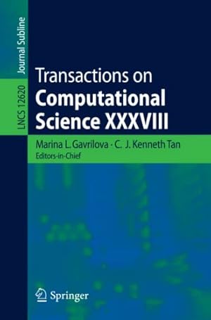 Seller image for Transactions on Computational Science XXXVIII (Lecture Notes in Computer Science, 12620) [Paperback ] for sale by booksXpress